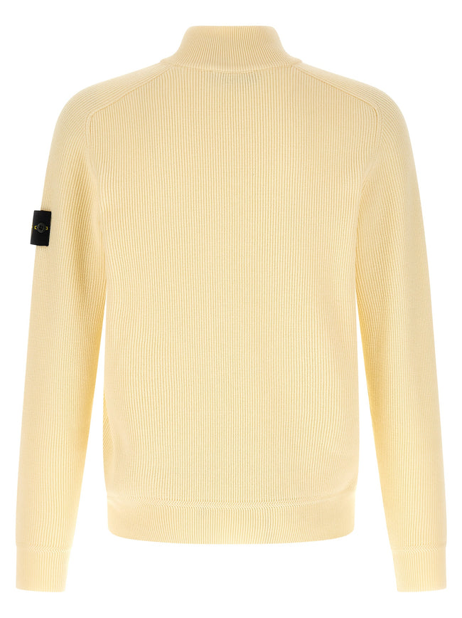 Stone Island Beige Cotton Cardigan