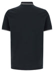 Stone Island Blaues Baumwoll-Polohemd