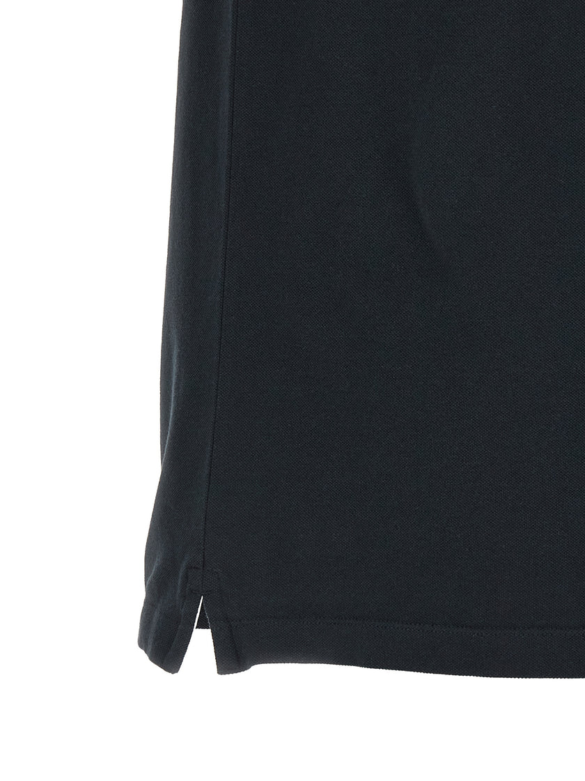 Stone Island Blaues Baumwoll-Polohemd