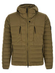 Stone Island Zweifarbige Polyamid-Steppjacke in voller Länge