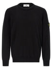 Stone Island Schwarzer Baumwollcardigan