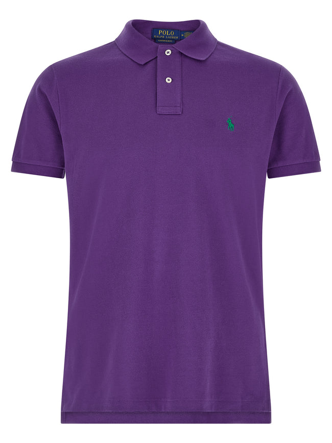 Polo Ralph Lauren Lila Baumwoll-Poloshirt