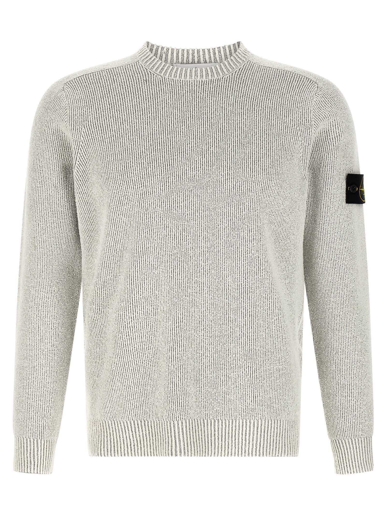 Stone Island Grauer Baumwollcardigan