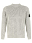 Stone Island Grauer Baumwollcardigan