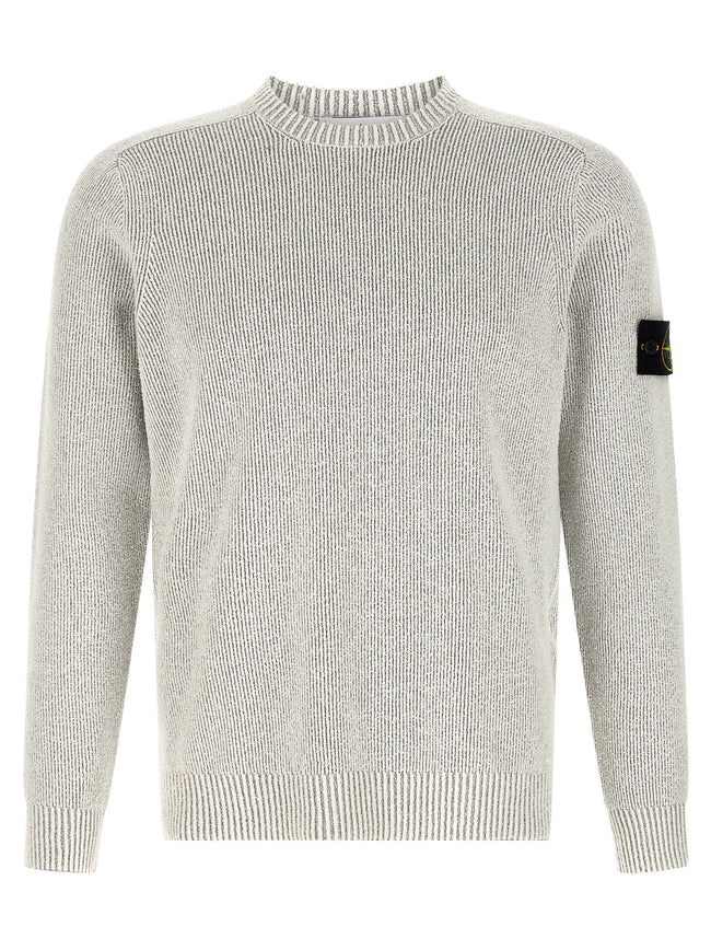 Stone Island Grauer Baumwollcardigan
