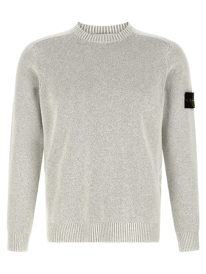 Stone Island Grauer Baumwollcardigan