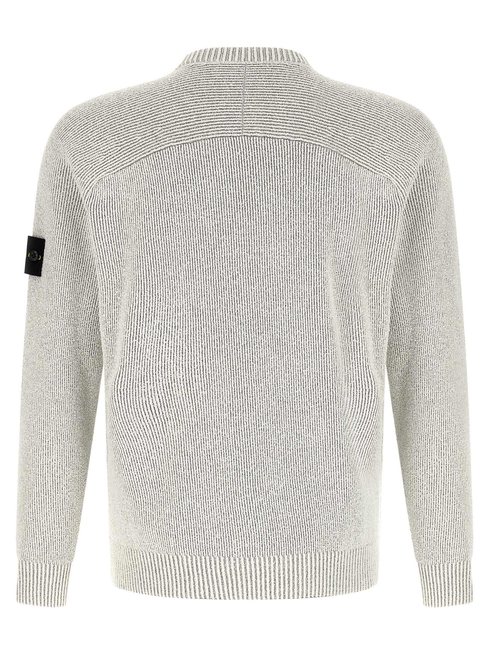 Stone Island Grauer Baumwollcardigan