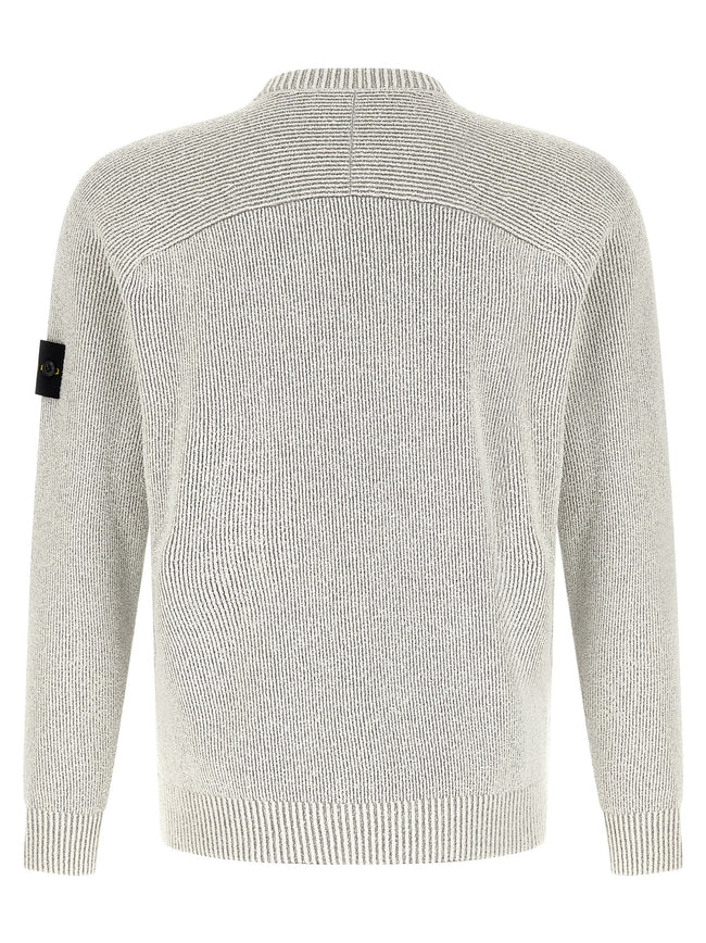 Stone Island Grauer Baumwollcardigan