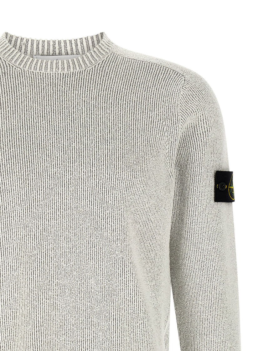 Stone Island Grauer Baumwollcardigan