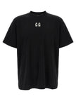 44 Label Group Schwarzes Baumwoll-T-Shirt