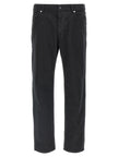 Stone Island Schwarze Baumwoll-Jeans mit geradem Bein