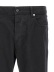 Stone Island Schwarze Baumwoll-Jeans mit geradem Bein