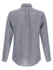 Polo Ralph Lauren Blaue Leinenbluse