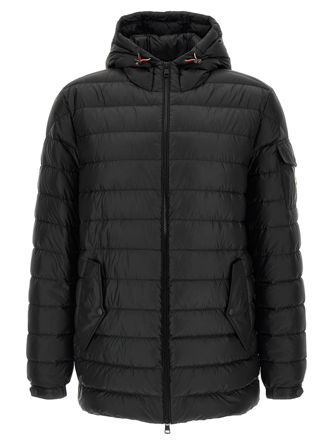Moncler Schwarzer Parka aus Polyamid