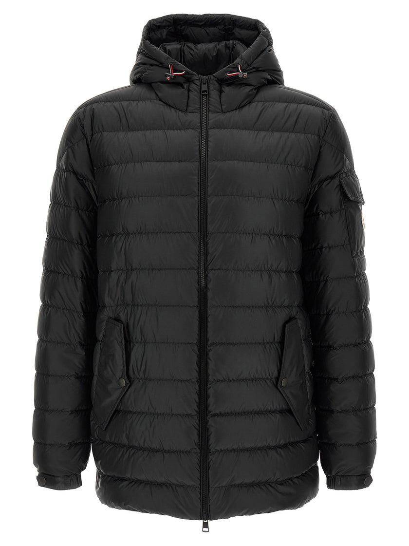Moncler Schwarzer Parka aus Polyamid