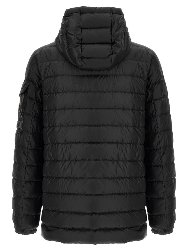 Moncler Schwarzer Parka aus Polyamid