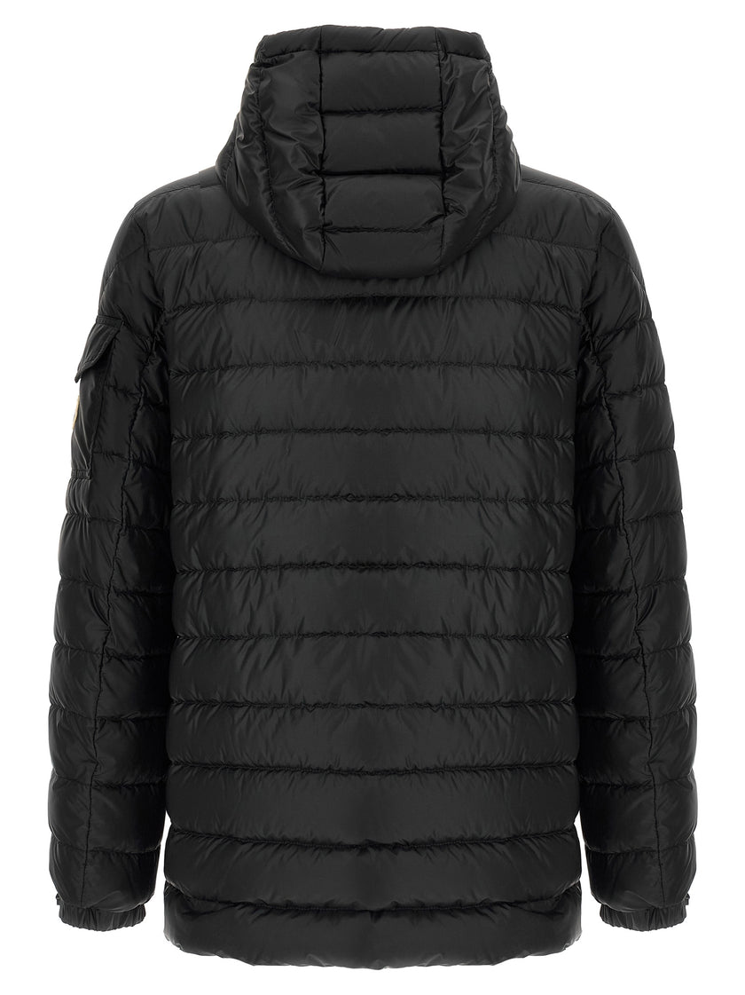 Moncler Schwarzer Parka aus Polyamid