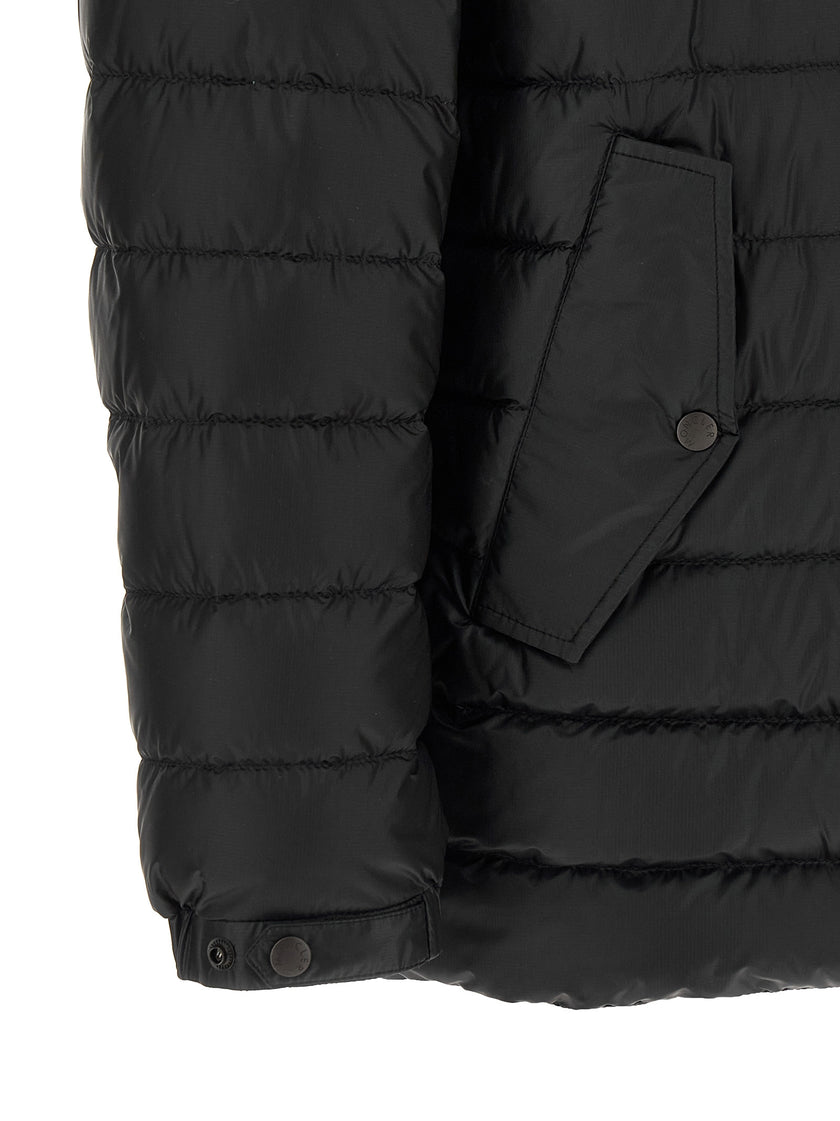 Moncler Schwarzer Parka aus Polyamid