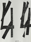44 Label Group Bicolor Cotton T-Shirt