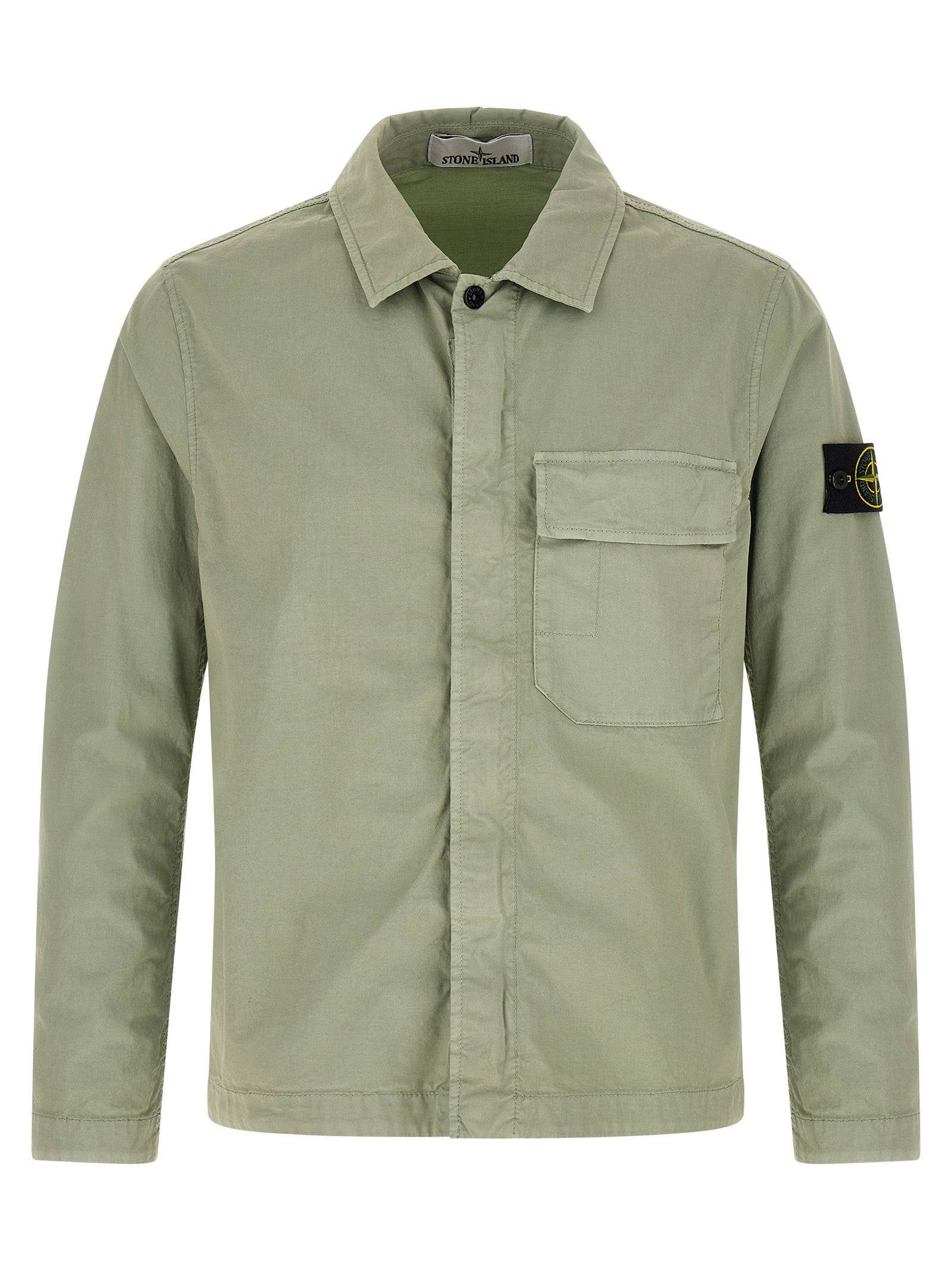 Stone Island Zweifarbige Baumwollbluse