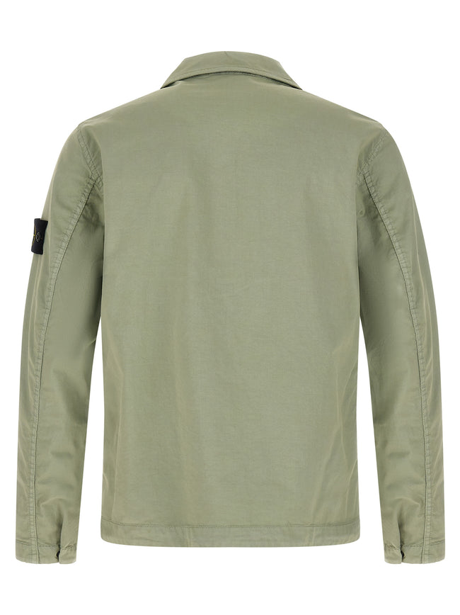 Stone Island Zweifarbige Baumwollbluse