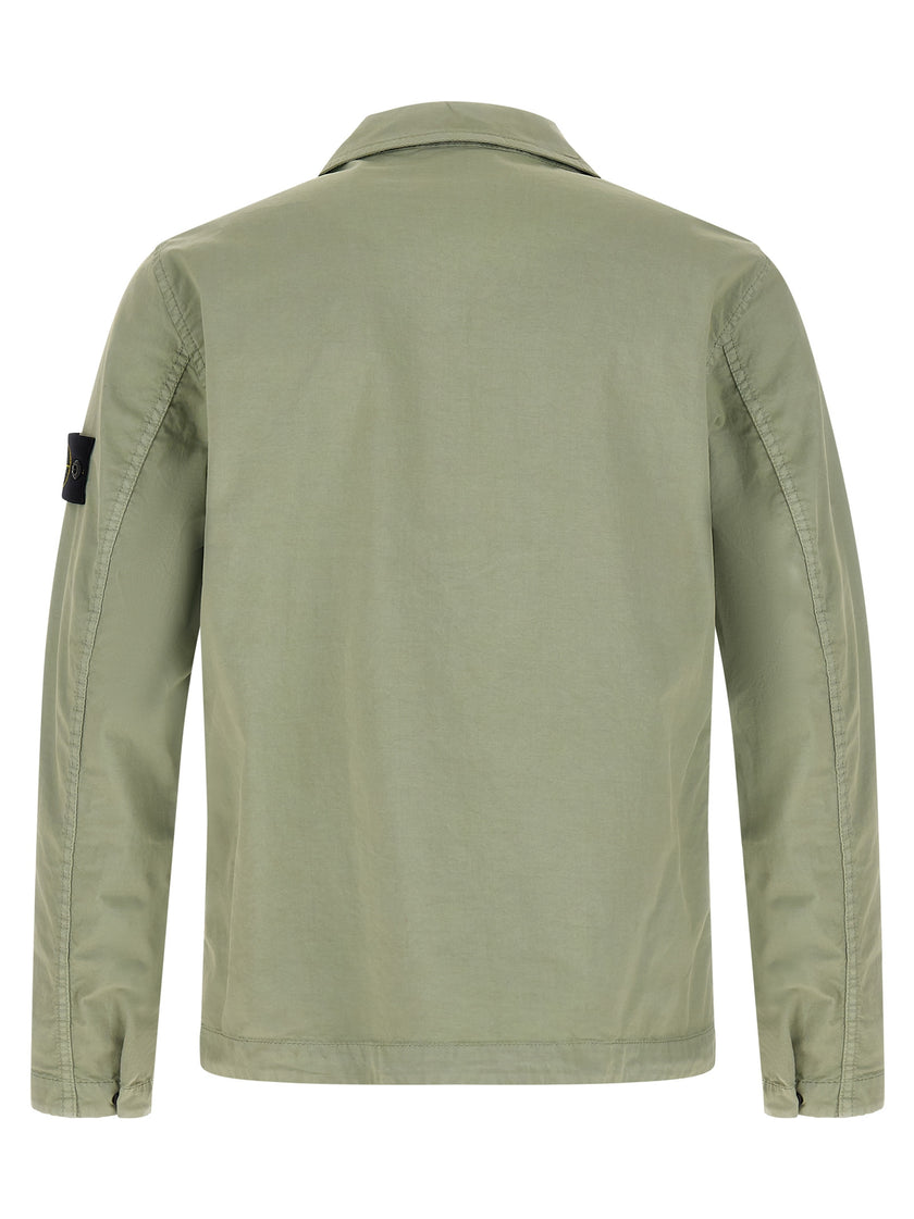 Stone Island Zweifarbige Baumwollbluse