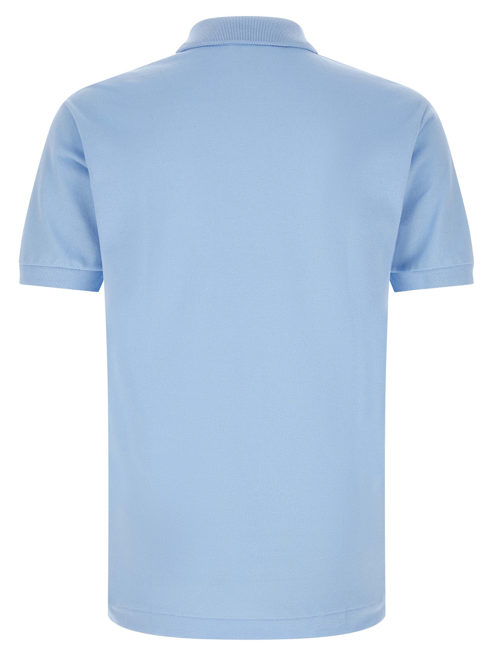 Lacoste Blaues Baumwoll-Polohemd