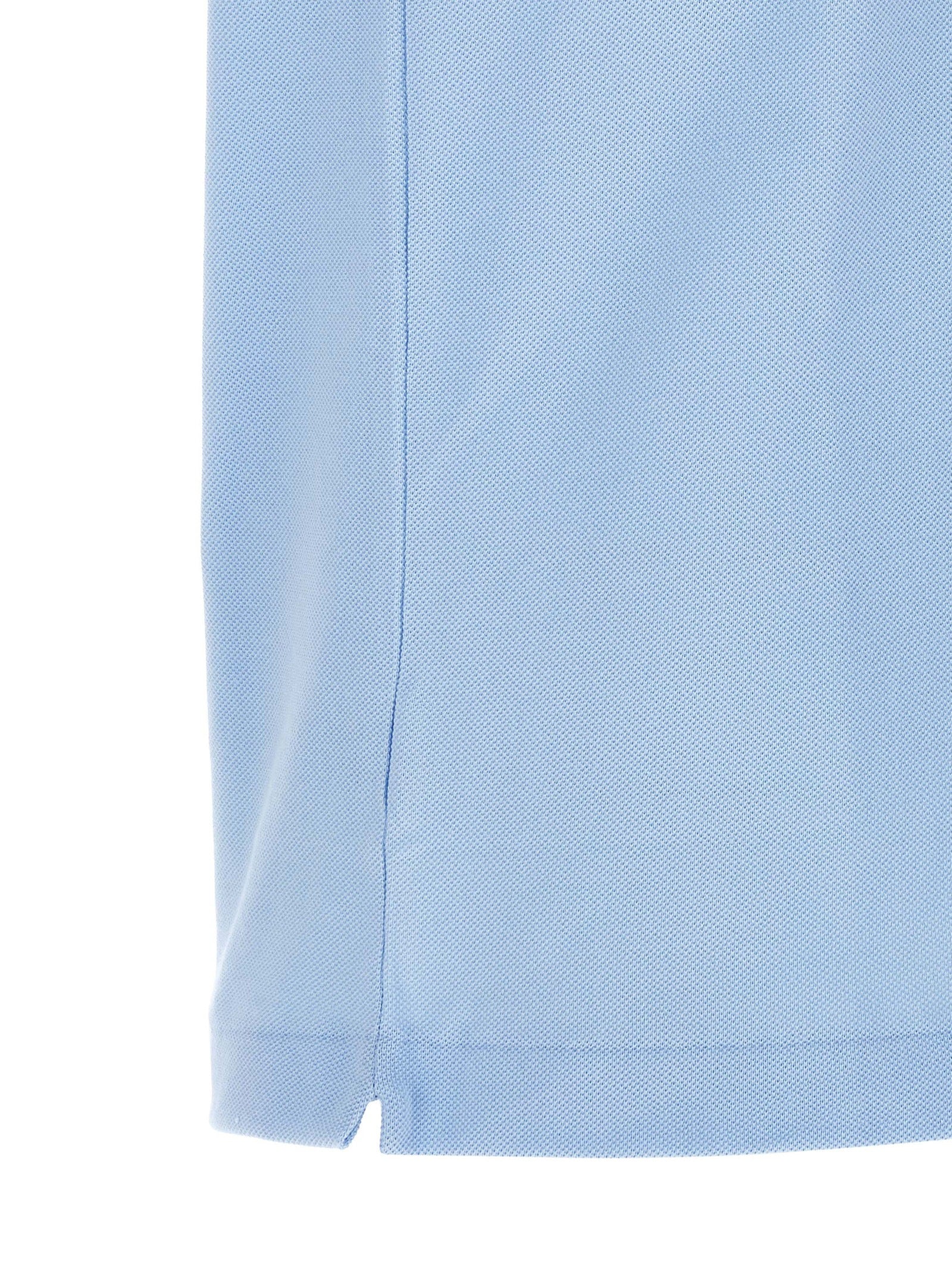 Lacoste Blaues Baumwoll-Polohemd