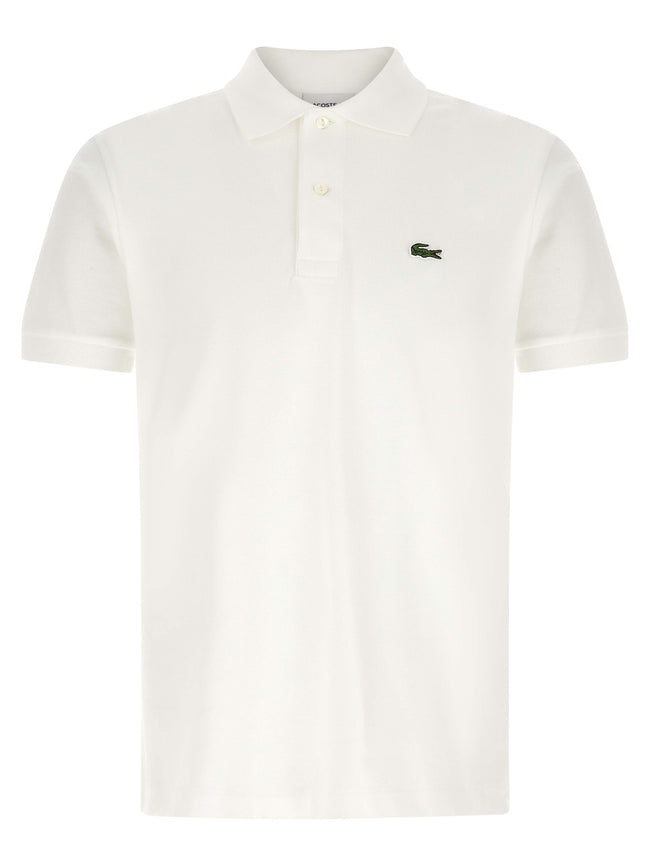 Lacoste Weißes Poloshirt aus Baumwolle