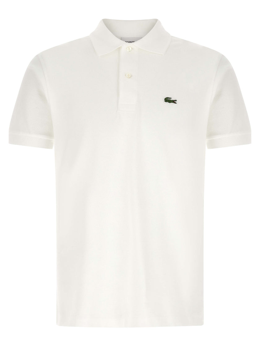 Lacoste Weißes Poloshirt aus Baumwolle