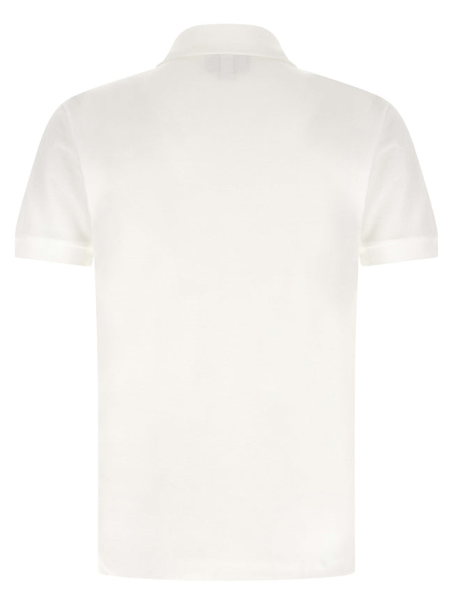 Lacoste Weißes Poloshirt aus Baumwolle
