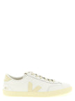 Veja Weiße Kalbsleder Low-Top-Sneaker