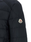 Moncler Blaue Polyamid-Jacke in voller Länge