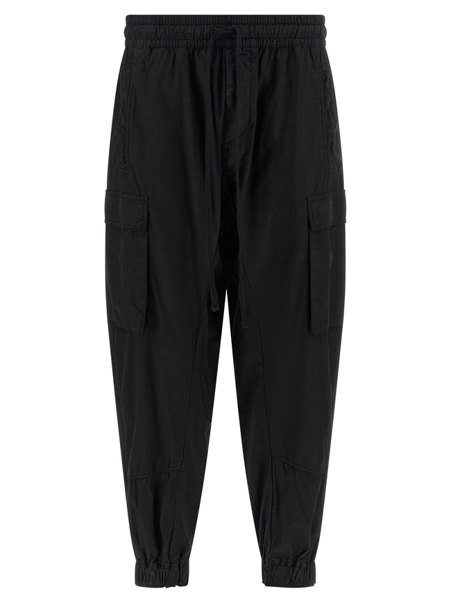 Thom Krom Schwarze Cargo-Hose aus Bio-Baumwolle
