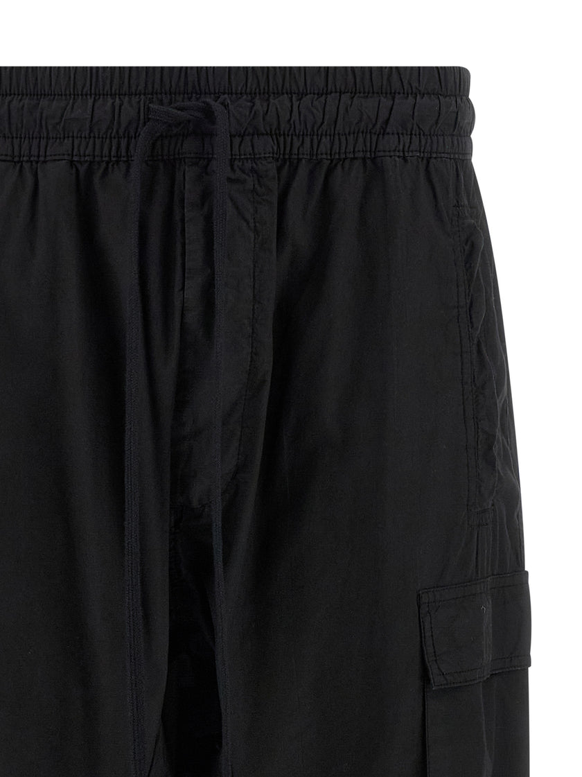 Thom Krom Schwarze Cargo-Hose aus Bio-Baumwolle
