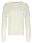 Polo Ralph Lauren Weißer Strickcardigan aus Baumwolle
