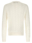 Polo Ralph Lauren Weißer Strickcardigan aus Baumwolle