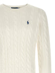 Polo Ralph Lauren Weißer Strickcardigan aus Baumwolle
