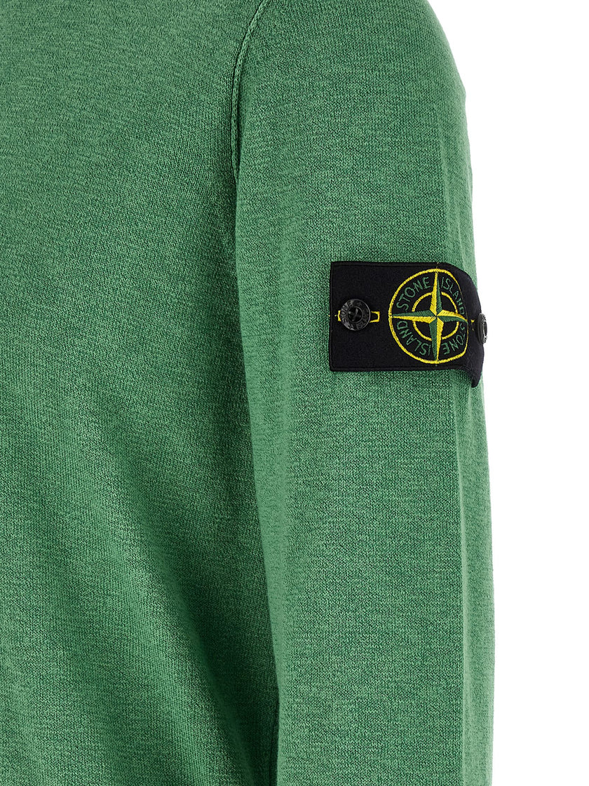 Stone Island Baumwoll-Cardigan in Zweifarbenoptik