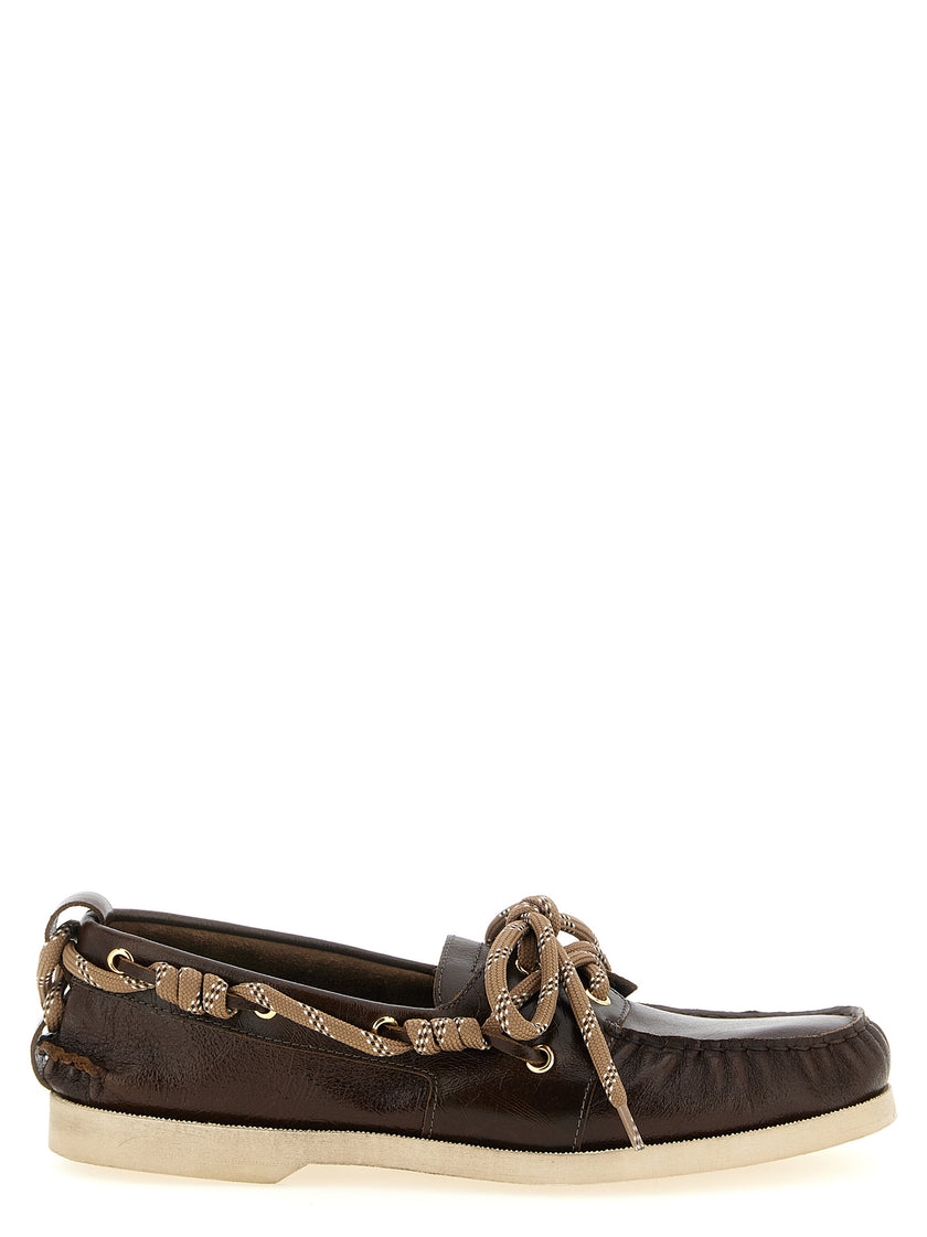 Golden Goose Braune Loafer aus Rindsleder zum Hineinschlüpfen