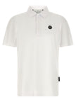 Philipp Plein Weißes Poloshirt aus Baumwolle