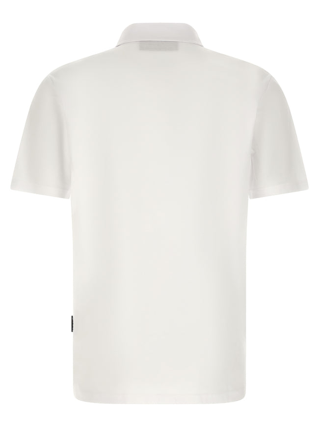 Philipp Plein Weißes Poloshirt aus Baumwolle