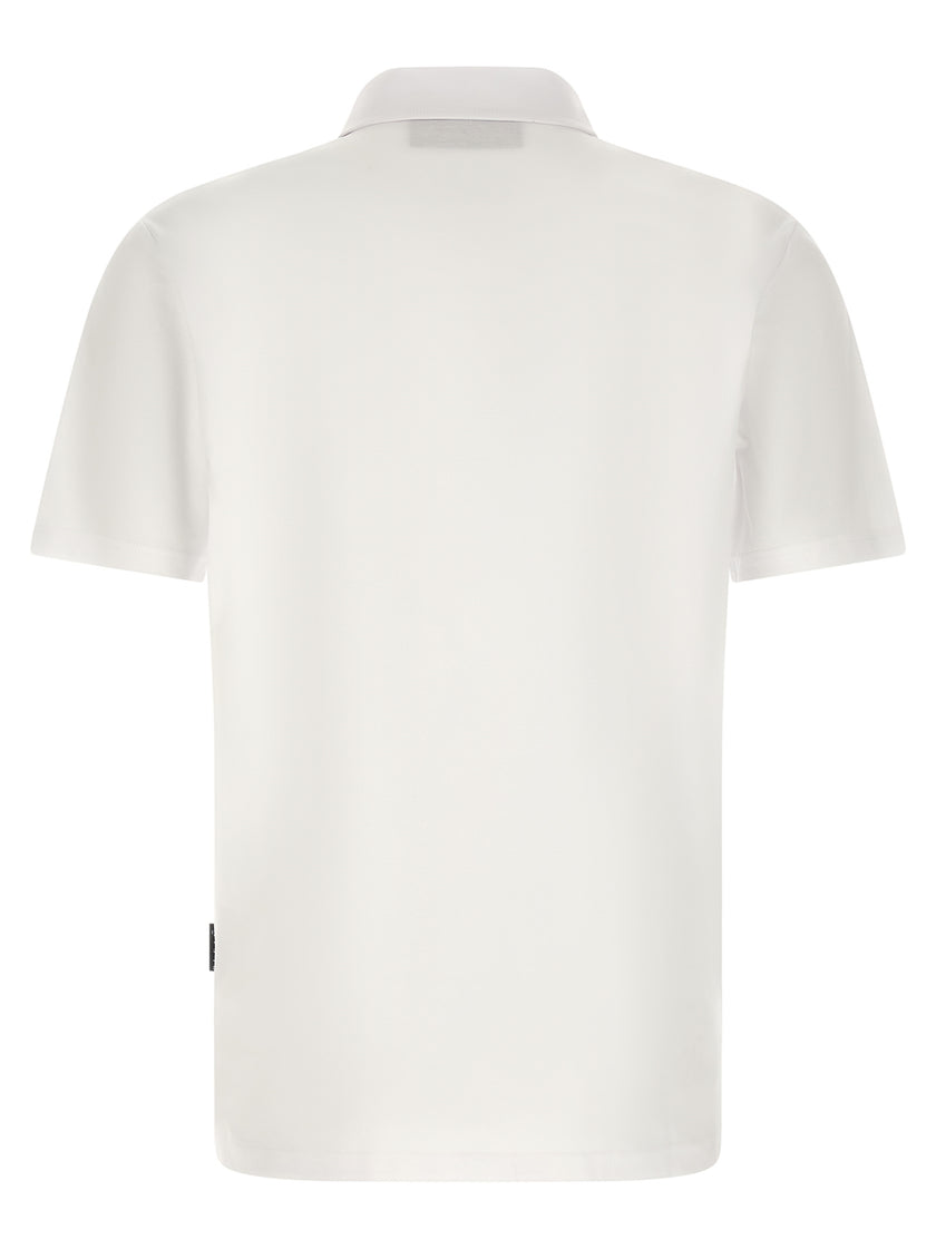 Philipp Plein Weißes Poloshirt aus Baumwolle