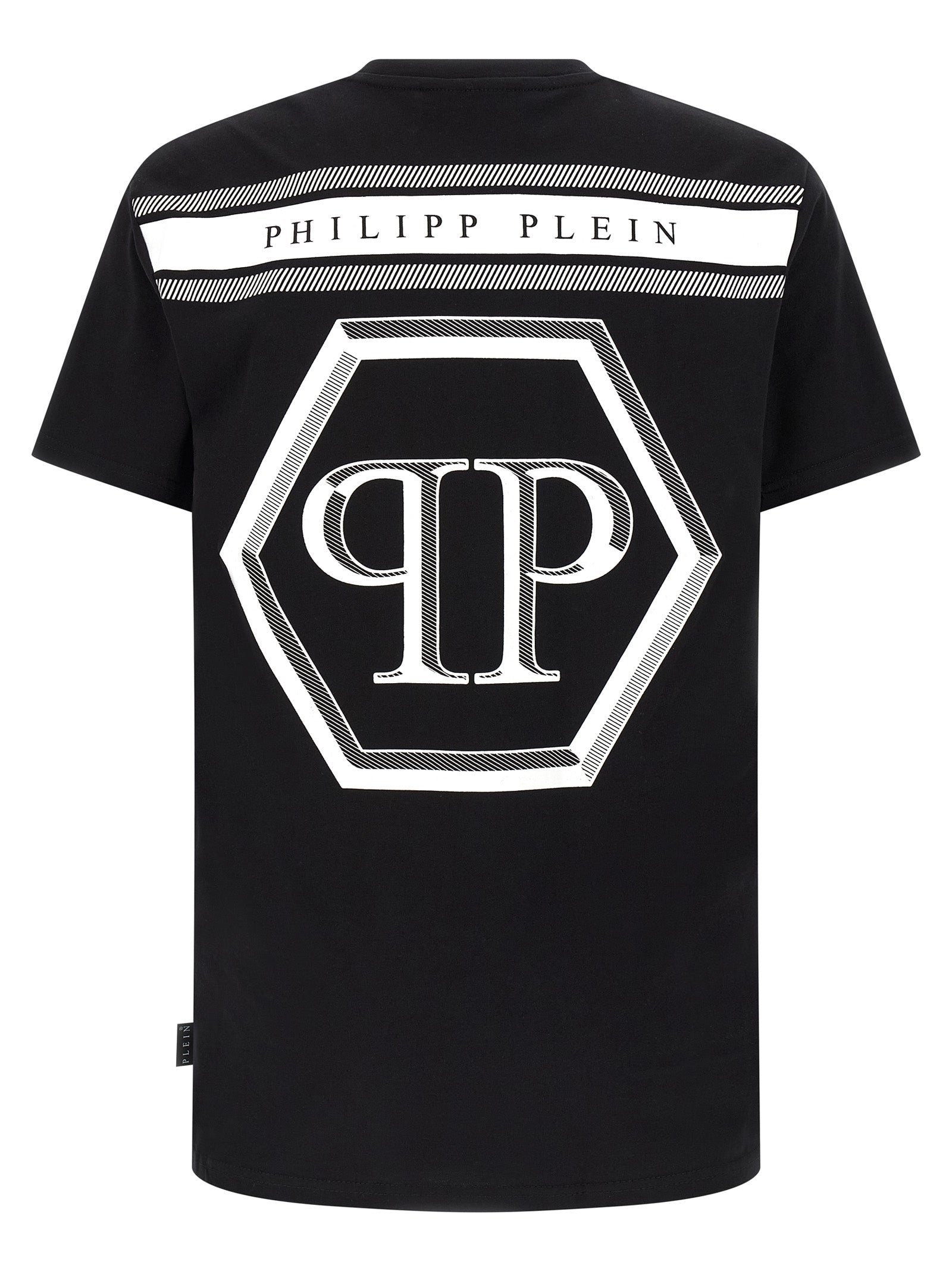 Philipp Plein Schwarzes Baumwoll-T-Shirt