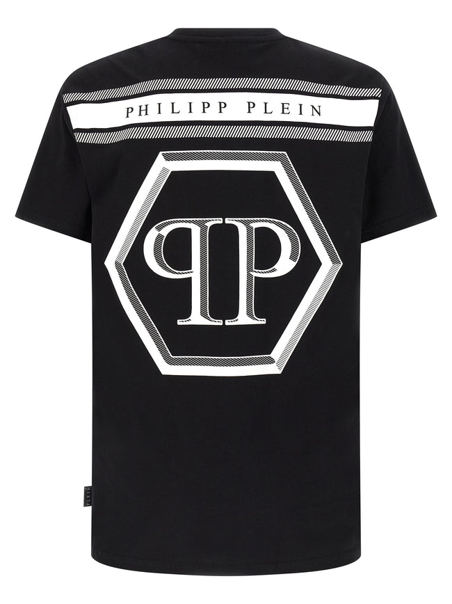 Philipp Plein Schwarzes Baumwoll-T-Shirt