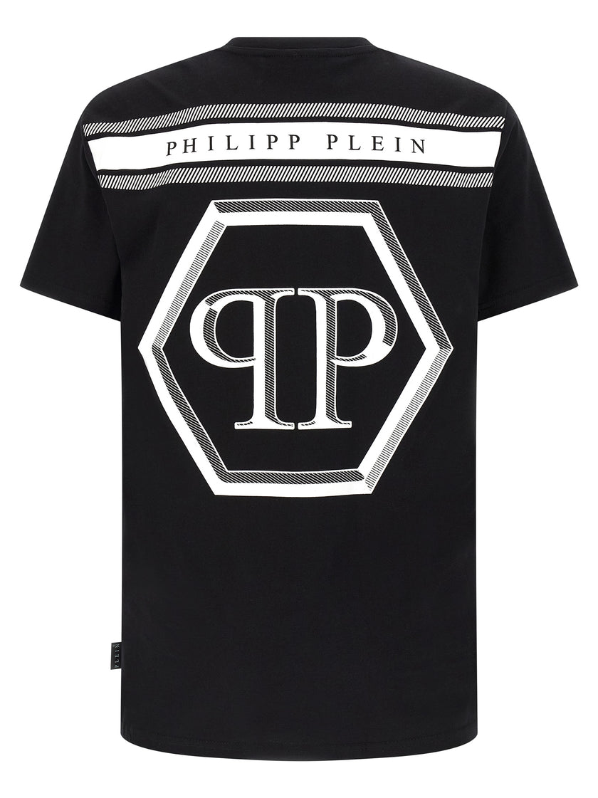 Philipp Plein Schwarzes Baumwoll-T-Shirt
