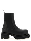 Rick Owens Schwarze Kalbshaut Bos Taurus Stiefeletten