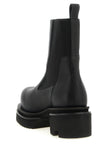 Rick Owens Schwarze Kalbshaut Bos Taurus Stiefeletten