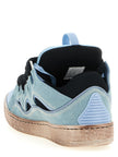 Lanvin Blaue Baumwoll-Sneaker im Athletic-Stil