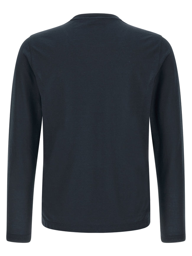 ZANONE Blaues Baumwoll-T-Shirt